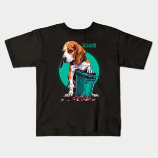 Funny Beagle Puppy Kids T-Shirt